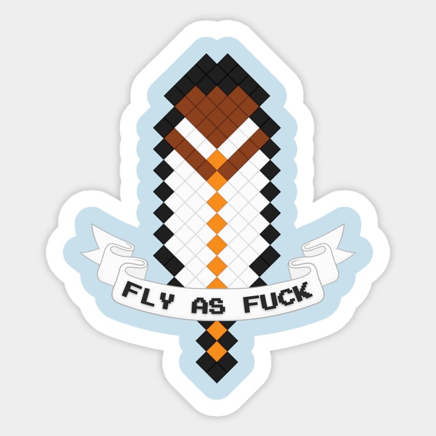 Fly as Fuck Sticker by Woah_Jonny